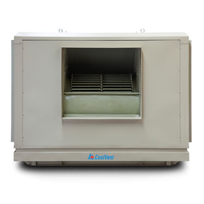 Тип установленный крышей промышленный испарительного охладителя центробежный вентилятора воздушный охладитель 60000M3/H 15kW