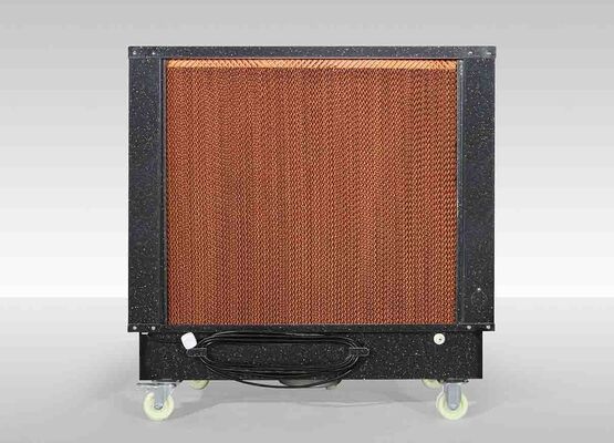 0.37kw мобильный воздушный охладитель нержавеющей стали черноты испарительного охладителя 120L для мастерской